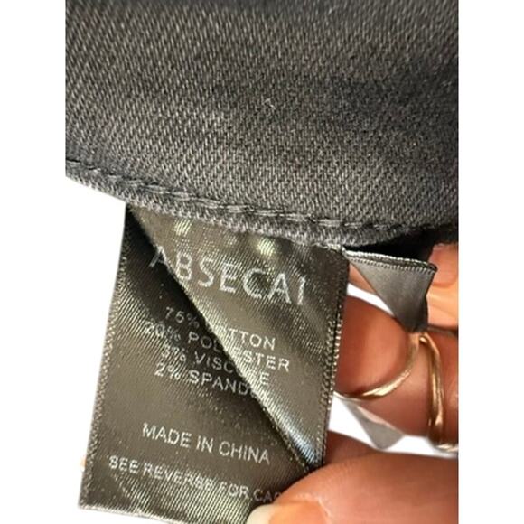 NWT!! "ABSECAI" SZ 38 Distressed Straight Leg/Skinny Jean Skateboarder Stretch - Picture 10 of 15